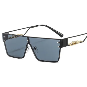 Glamour Luksusa Modes Saulesbrilles Par Vīriešu Un Sieviešu Dizaineru Zīmolu Leopard Unisex Brilles Moderns Toņos UV400