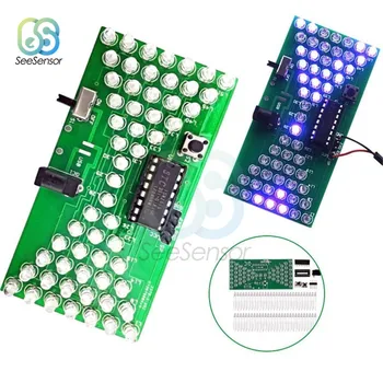 5V LED Elektronisko smilšu pulkstenis DIY Komplektu Ātruma Regulēšana Elektronisko DIY Komplekti LED Lampas Double Layer PCB Kuģa Modulis