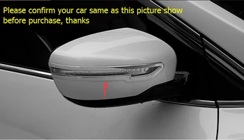 Yimaautotrims Auto Papildaprīkojuma Atpakaļskata Spoguļa Vāciņš Pusē Molding Berzes Sloksnes Vāka Apdare Priekš Nissan Murano 2015 2016 2017 2018