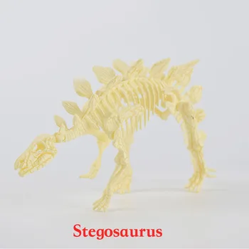 Dinozauru Fosiliju Rotaļlieta Bērniem DIY Montāža Plastmasas Dinozauru Skeletu Rotaļlietas Dino Skaitļi Kolekcionējamus Modelis Rotaļlietas