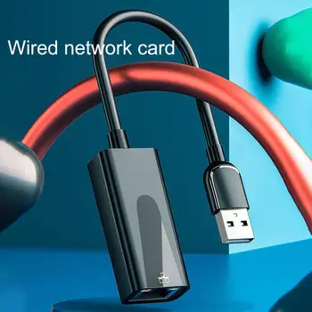 Ethernet Adapteris Internet Connection Type-C USB3.0 līdz RJ45 Vadu Tīkla Kartes, Mobilo Tālruņu
