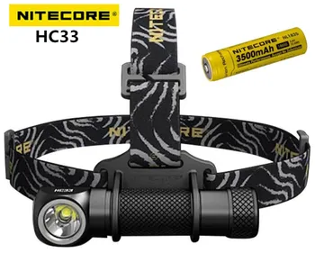 NITECORE HC33 Lukturi, Multifunkcionāla Lukturu 1800Lumens XHP35 HD LED Augsta Veiktspēja, L-veida Lukturis Tūrisma Ceļojumu