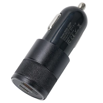 65W Ātri Uzlādēt 3.0 Auto Lādētāju piepīpētāja Adapteris USB Type C Ātri Chargin Ligzda Strāvas Kontaktligzdas Interjera Rezerves Daļas