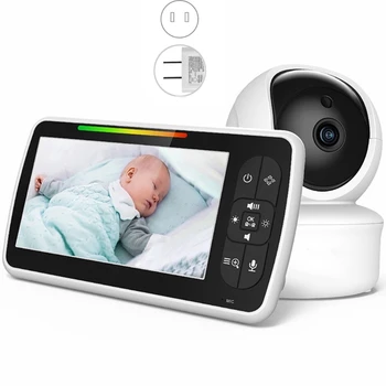 Video Baby Monitor ar Kameru un 2-Way Runāt Temperatūras Detektors, 5