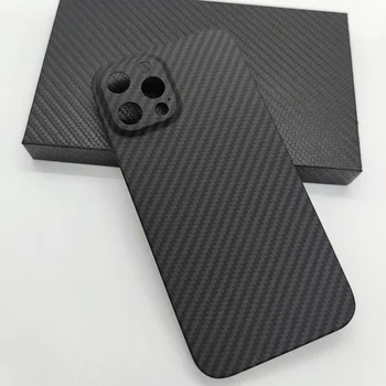 Karsts! Ultra-plānas Oglekļa Šķiedras iPhone 12 Pro Max 12 Mini Objektīvs Precīzu Caurumu Pozīciju Aizsargātu Par iPhone12 LIETU Vāku