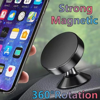 Universālais Magnētiskais Auto Telefona Turētājs Stāvēt iPhone 14 pro Samsung Magnēts Mount Kārta Automašīnas Turētājs Paneļa Mobilā Tālruņa Turētājs