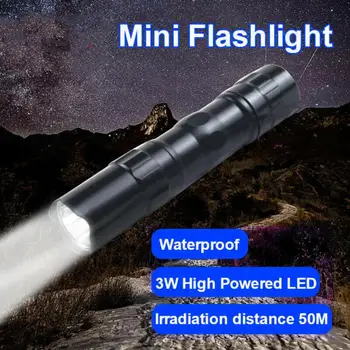 LED Gaismiņa Portatīvo Ultra Spilgts Ūdensnecaurlaidīgs Uzlādējams LED Lukturītis Automašīnas