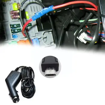 3m 5V 0.5 Automašīnu Mini USB Video Ieraksti Izliektām Automašīnas Lādētājs Ostas Auto DVR Kamera, GPS, Video Ieraksti W6R5