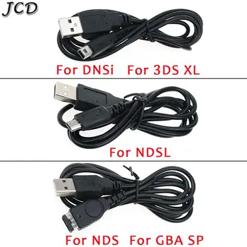JCD USB Datu Lādētāja Uzlādes Strāvas Kabeļa Vadu DS Lite DSL NDSL Par NDSi 3DS Jauno 3DS XL LL NDS GBA SP