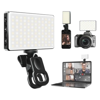 Tālrunis Selfie Gaismas 3000Mah 120 LED Uzlādējams Tālrunis Gaismas Klips, 3 Režīmi Spilgtuma Gaismas Gredzenu piemērots Tālruni,Fotokameru,Klēpjdatoru,