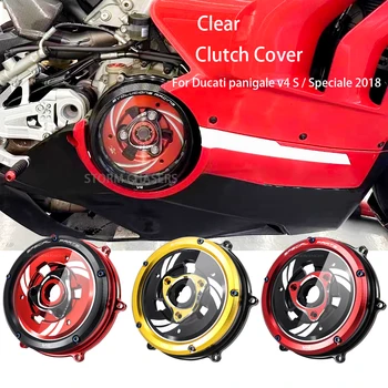 Sajūga Vāks Dzinēja Sacīkšu Pavasara Turētājs R Vairoga Ducati Panigale V4 V4s V4 Special 2018-2021 Spiediena Plāksni Komplekts