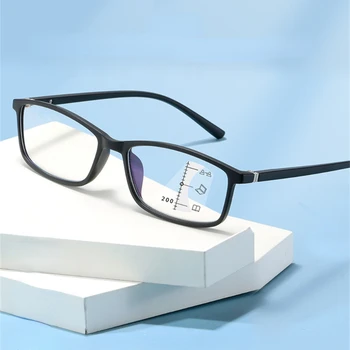 Mazo Progresējoša Multifokāla Lasīšanas Brilles Sievietēm, Vīriešiem, Tālu un Tuvu, Divējāda mērķis Anti-zila Gaisma vecuma tālredzība Briļļu +1.0 Līdz +4.0
