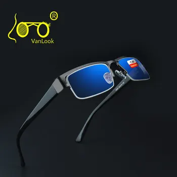 Nerūsējošā Tuvredzība Brilles Datoram Vīriešu Brilles Skaidrs, Lēcas, Briļļu Anti Blue Ray Briļļu Rāmis -4.5 -5.0 -5.5 -6.0