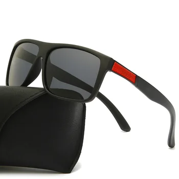 Zīmola Dizaina Vīriešiem Polarizētās Saulesbrilles, Vintage Vīriešu Laukumā Braukšanas Saules Brilles Saulesbriļļu Pārklājuma UV400 Toņos Oculos de sol