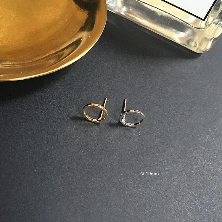 DIY piederumi gold plating 925 Tremella ķēdes kārta bāzes aplis auskari auskari klp materiāls kulons Kulons