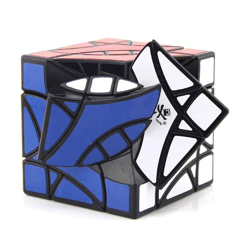 DaYan BiYiNiao Cube 12 3. Ass Rangs Dīvaini-Formas Maģija, Twisty Puzzle Stickerless Melna Balta Oriģinālā Plastmasas Ledus Zaļā Struktūra Rotaļlietas
