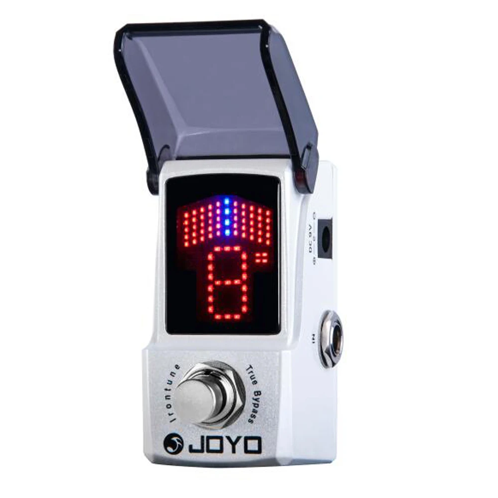 JOYO JF-326 Irontune Efektu Pedālis Uztvērējs, Augstas Precizitātes Jutīguma Regulēšana Pedālis Ar LED Displeju Pedāli Mūzikas Joslu Bass Daļa