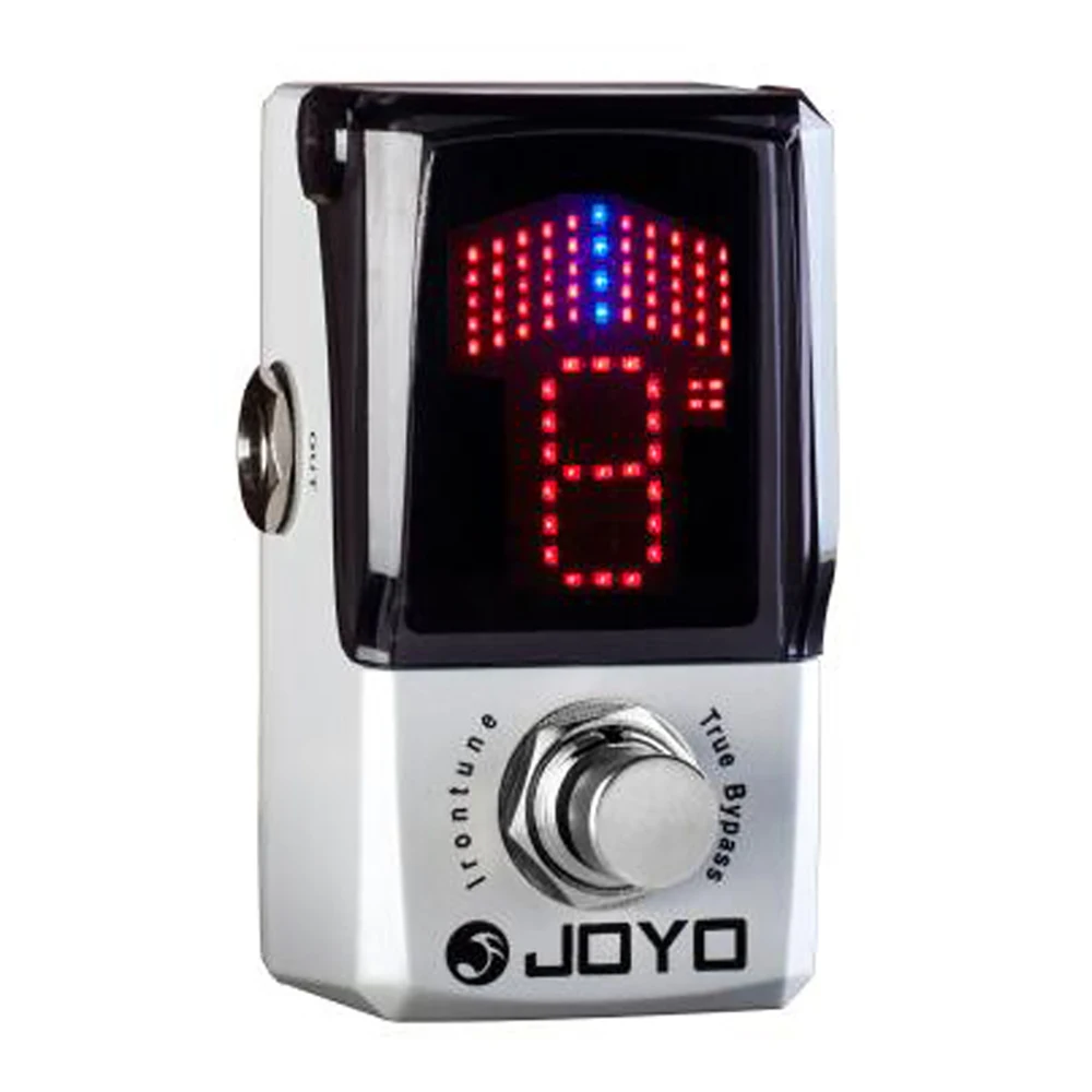 JOYO JF-326 Irontune Efektu Pedālis Uztvērējs, Augstas Precizitātes Jutīguma Regulēšana Pedālis Ar LED Displeju Pedāli Mūzikas Joslu Bass Daļa