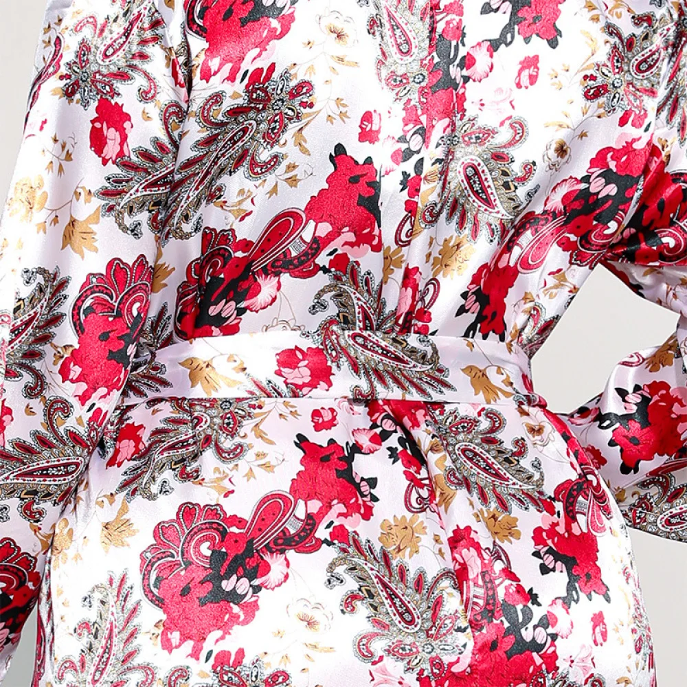 Plus-Size Drēbes Naktsveļu Sleepwear Chemises Leopard Te Plānas Naktskrekls Kleitu Elegants Nightdress Sieviešu Zīda Apakšveļa, Jostas, Vanna